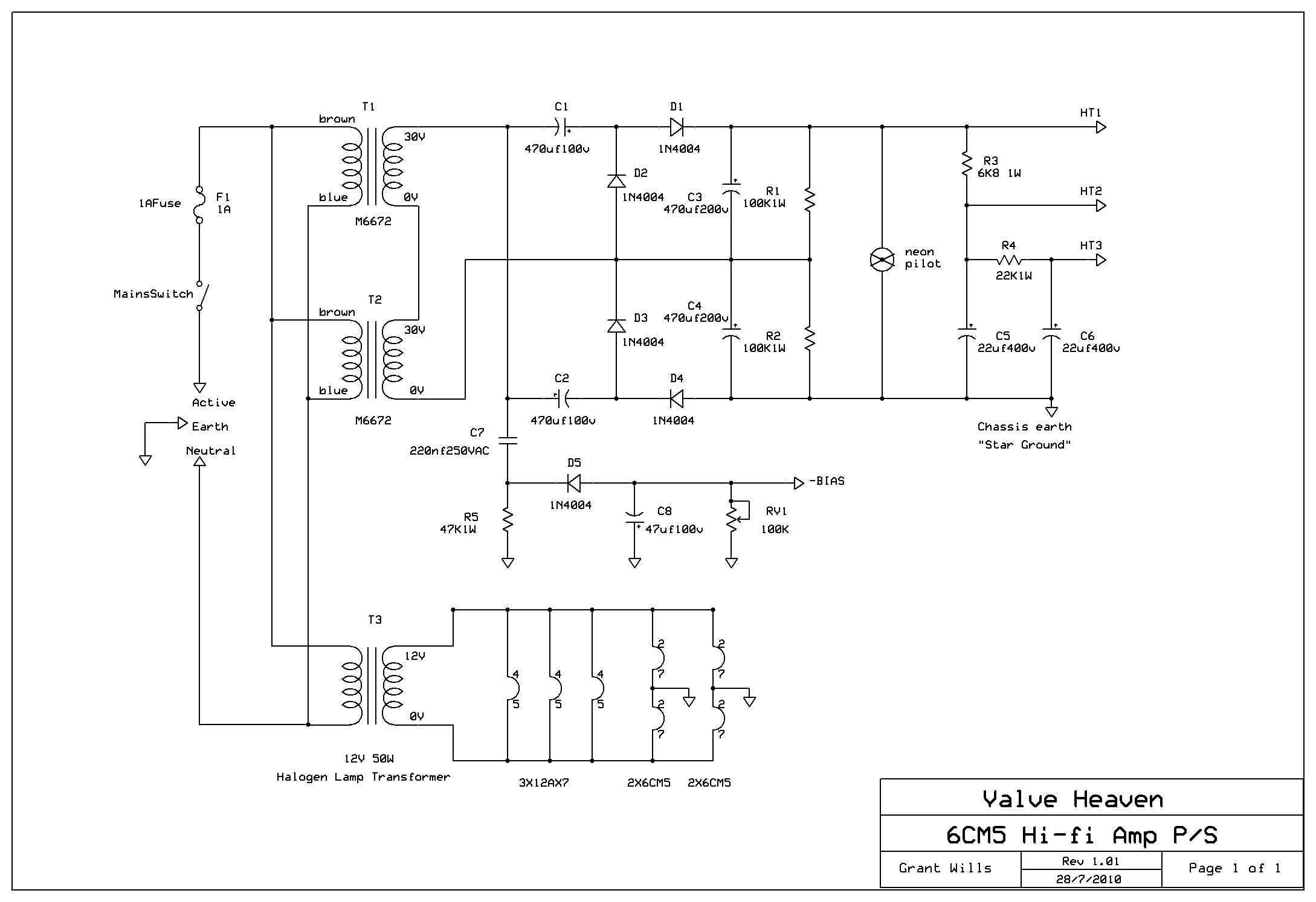 6CM5 Hi-fi PS